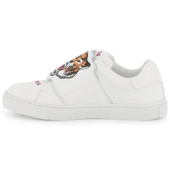 Fashion KENZO KIDS Baskets à fermeture par bandes auto aggripantes e OFFWHITE
