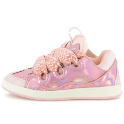 New LANVIN Baskets à lacets ROSE CLAIR ROSE FONCE