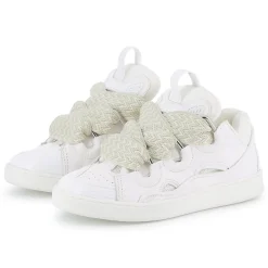 Sale LANVIN Baskets à lacets BLANC