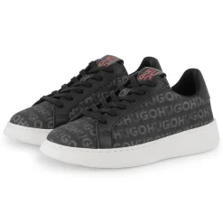 Discount HUGO Baskets à lacets imprimées BLACK