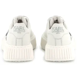Online KARL LAGERFELD KIDS Baskets basses à lacets BLANC