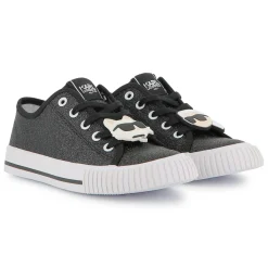 Sale KARL LAGERFELD KIDS Baskets basses à lacets BLACK