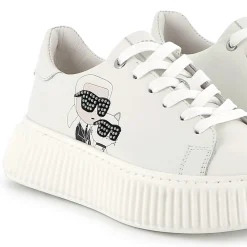Online KARL LAGERFELD KIDS Baskets basses à lacets BLANC