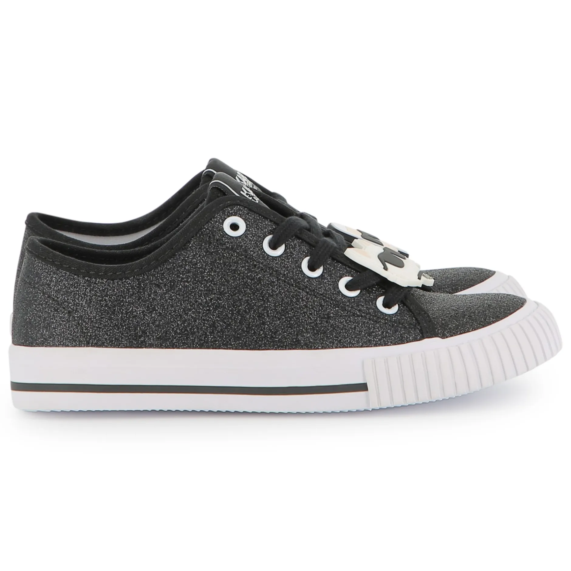 Sale KARL LAGERFELD KIDS Baskets basses à lacets BLACK