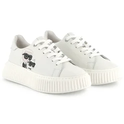 Online KARL LAGERFELD KIDS Baskets basses à lacets BLANC