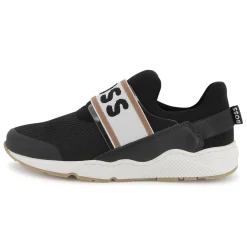 Outlet BOSS Baskets basses élastiquées BLACK