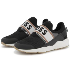 Outlet BOSS Baskets basses élastiquées BLACK