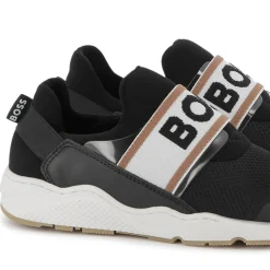 Outlet BOSS Baskets basses élastiquées BLACK