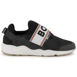 Outlet BOSS Baskets basses élastiquées BLACK
