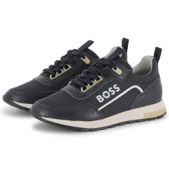 Sale BOSS Baskets bimatières à lacets BLEU CARGO