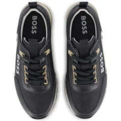 Sale BOSS Baskets bimatières à lacets BLEU CARGO