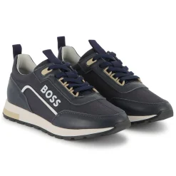 Sale BOSS Baskets bimatières à lacets BLEU CARGO