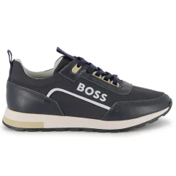 Sale BOSS Baskets bimatières à lacets BLEU CARGO