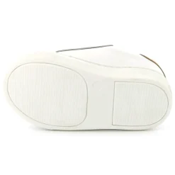 Hot KARL LAGERFELD KIDS Baskets en cuir à fermeture par bandes auto aggrip BLANC