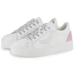 Fashion ZADIG & VOLTAIRE Baskets en cuir à lacets BLANC
