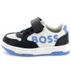 Hot BOSS Baskets en cuir fermeture par bandes auto aggripan BLEU CARGO