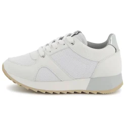 Outlet BOSS Baskets lacées bimatière BLANC