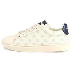 Outlet BOSS Baskets lacées en toile VANILLE