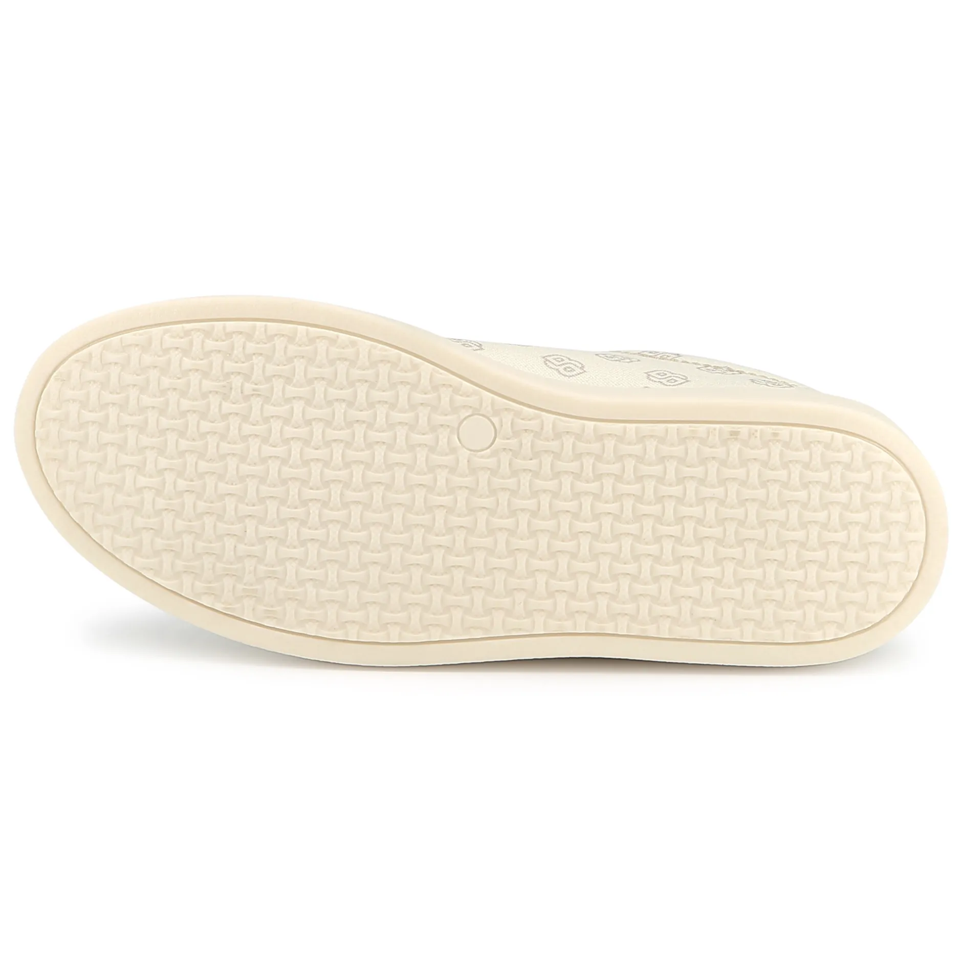 Outlet BOSS Baskets lacées en toile VANILLE