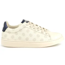 Outlet BOSS Baskets lacées en toile VANILLE