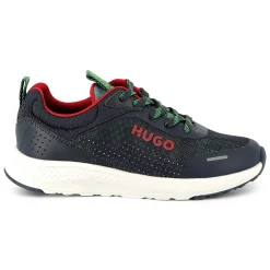 Best HUGO Baskets lacées imprimées MEDIEVAL BLUE