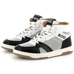 Best BOSS Baskets montantes lacées BLANC