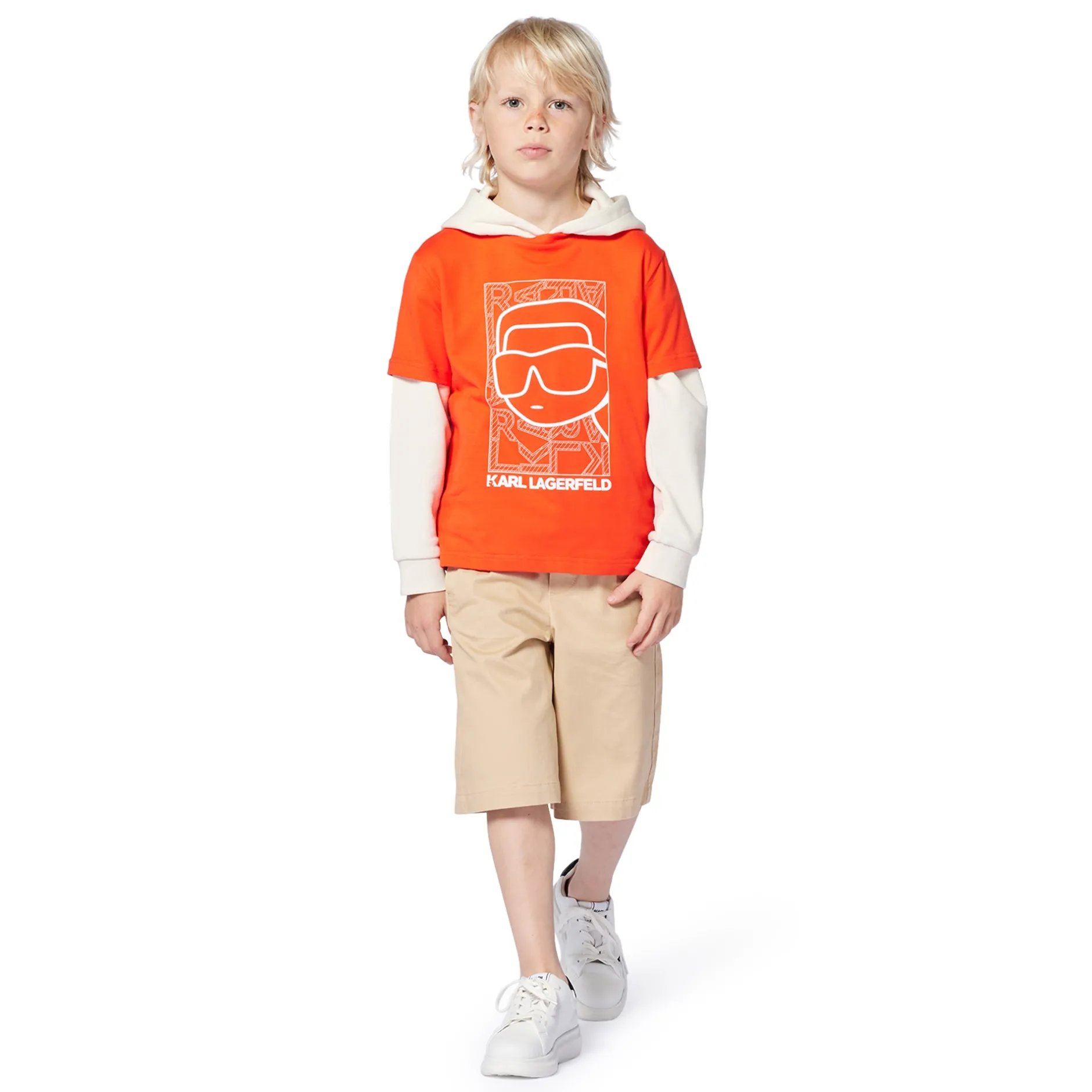Best KARL LAGERFELD KIDS Bermuda HONEY