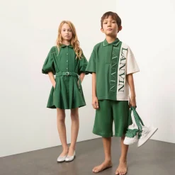 Online LANVIN Bermuda à taille élastiquée TREFLE