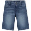 Best GIVENCHY Bermuda ajustable en jean DENIM BLUE