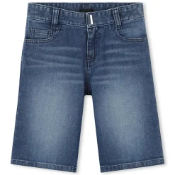 Best GIVENCHY Bermuda ajustable en jean DENIM BLUE