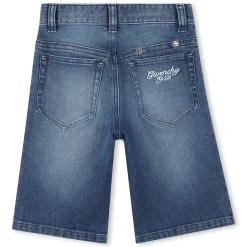 Best GIVENCHY Bermuda ajustable en jean DENIM BLUE