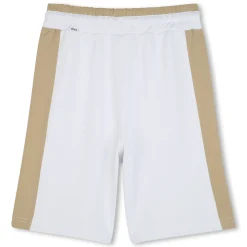 Discount BOSS Bermuda avec bandes latérales BLANC