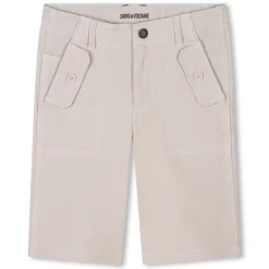 Clearance ZADIG & VOLTAIRE Bermuda brodé à poches LIME STONE