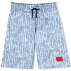 Clearance HUGO Bermuda de jogging effet jean INDIGO BLEU
