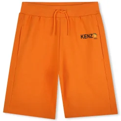 Outlet KENZO KIDS Bermuda de jogging en molleton ORANGE