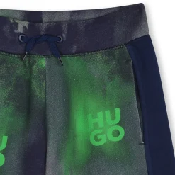 Best HUGO Bermuda de jogging imprimé MARINE VERT