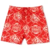 Discount KENZO KIDS Bermuda en coton imprimé ROUGE VIF