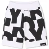 Fashion DKNY Bermuda en coton molletonné BLANC