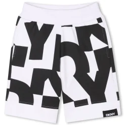 Fashion DKNY Bermuda en coton molletonné BLANC