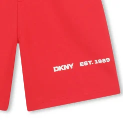 Clearance DKNY Bermuda en coton molletonné ROUGE BANDANAS