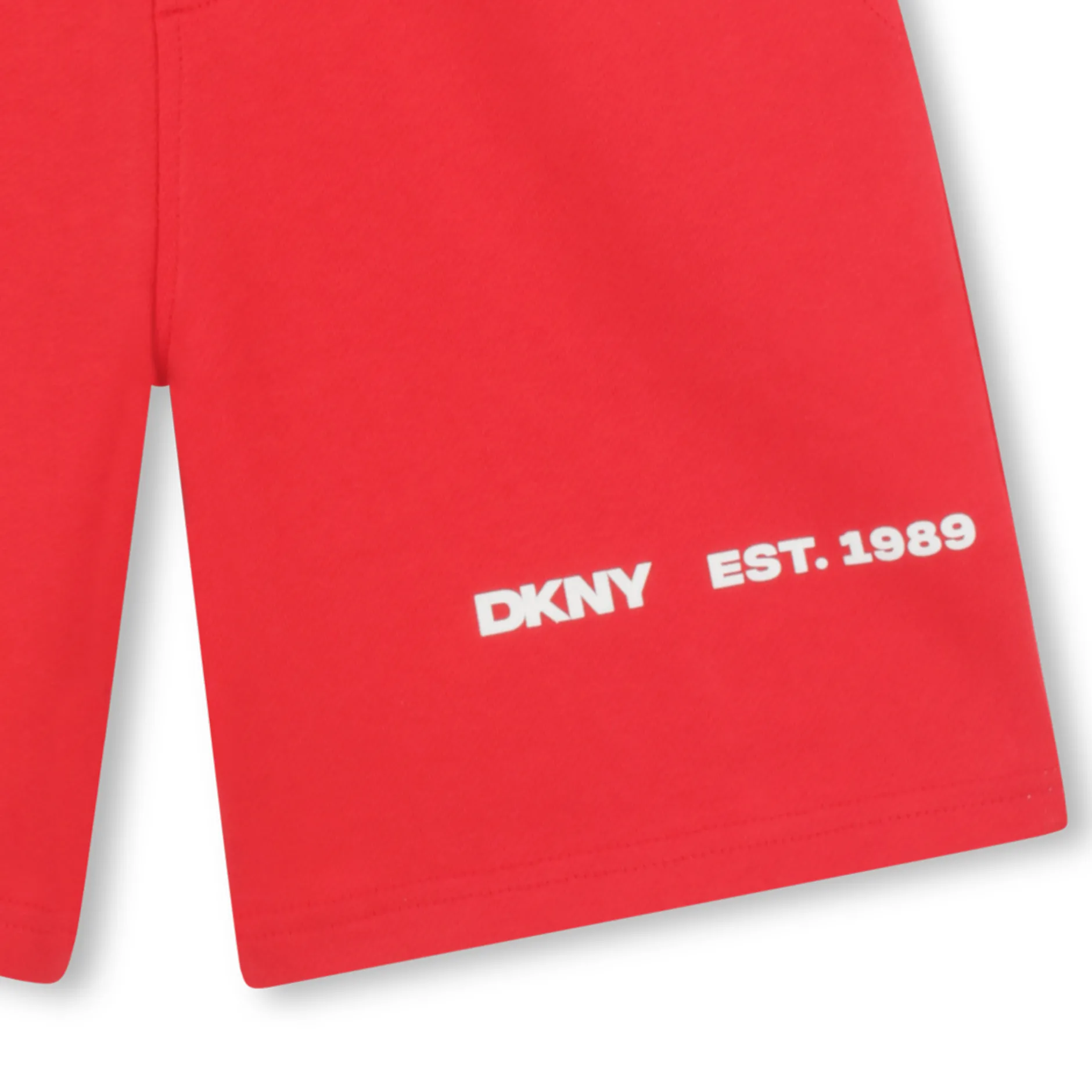 Clearance DKNY Bermuda en coton molletonné ROUGE BANDANAS