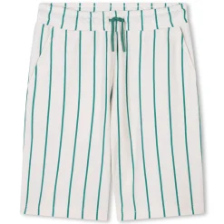 New KENZO KIDS Bermuda en coton rayé LODEN