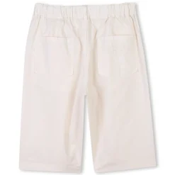 Best KENZO KIDS Bermuda en coton uni PALE TRENCH
