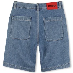 Hot HUGO Bermuda en jean DENIM BLUE