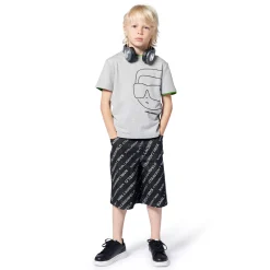 Online KARL LAGERFELD KIDS Bermuda en jean DENIM GREY