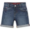 Best HUGO Bermuda en jean 5 poches DBLE STONE+BROSSAGE