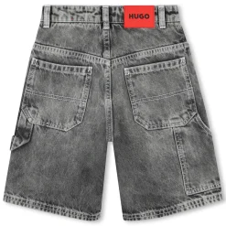 Discount HUGO Bermuda en jean à poches Z21 DENIM BLACK LAVE
