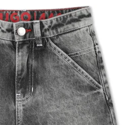 Discount HUGO Bermuda en jean à poches Z21 DENIM BLACK LAVE