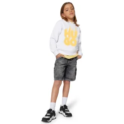 Discount HUGO Bermuda en jean à poches Z21 DENIM BLACK LAVE