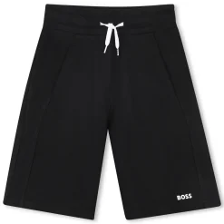 Outlet BOSS Bermuda en molleton uni BLACK